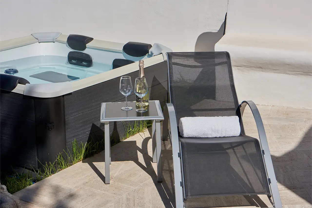 Casa Stefano all'interno del complesso di case vacanze a capri di Casa bersani, idromassaggio ad uso esclusivo
